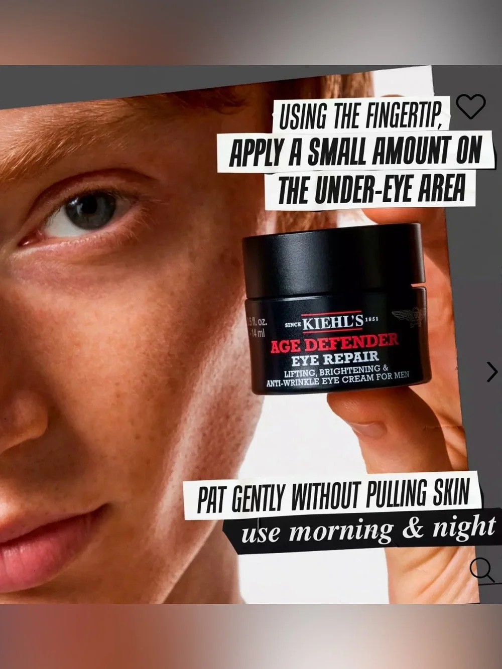 Kiehl's Age Defender Eye Repair Cream & Cream Moisturizer Duo Set Full Size NEW